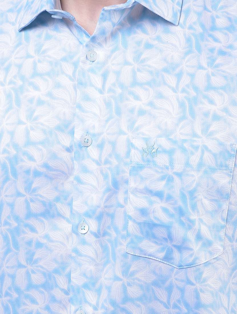 men printed long sleeve slim fit casual shirt - 21984818 -  Standard Image - 5