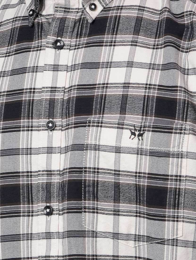 men checkered long sleeve regular fit casual shirt - 21984844 -  Standard Image - 5