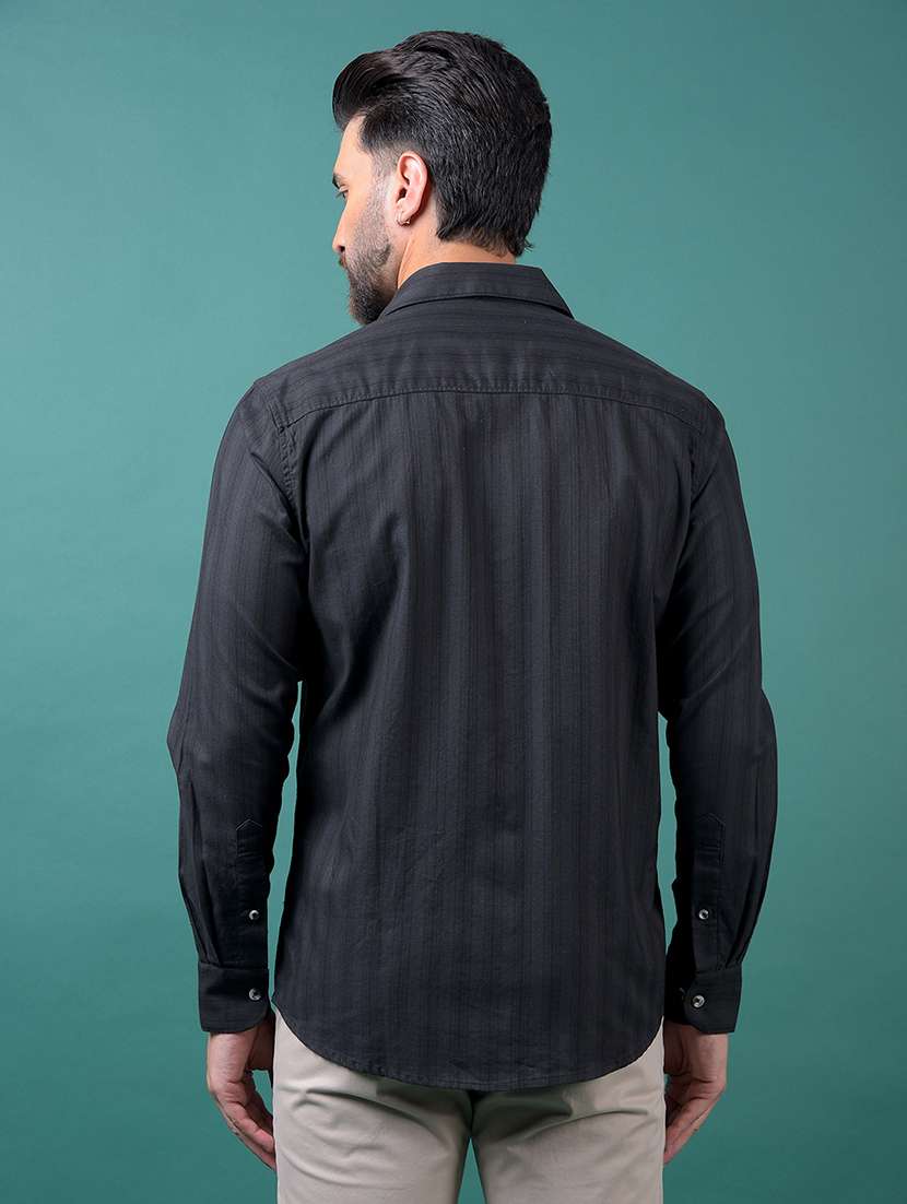 green cotton casual shirt - 21984879 -  Standard Image - 3
