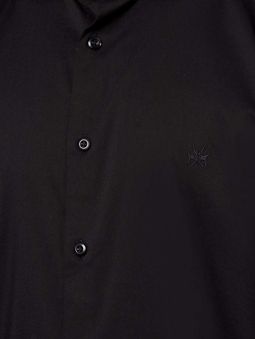 men solid long sleeve collared shirt - 21984957 -  Standard Image - 5