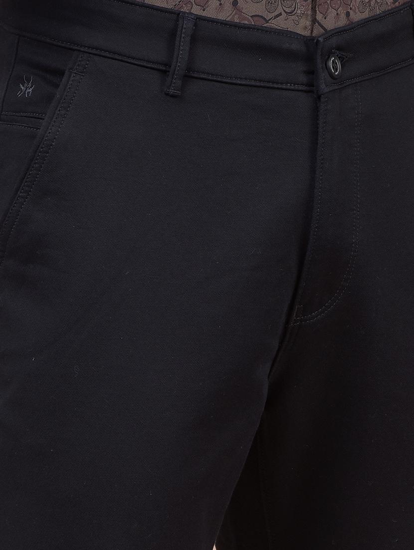 men solid mid rise straight fit chinos - 21985010 - Standard Image - 5