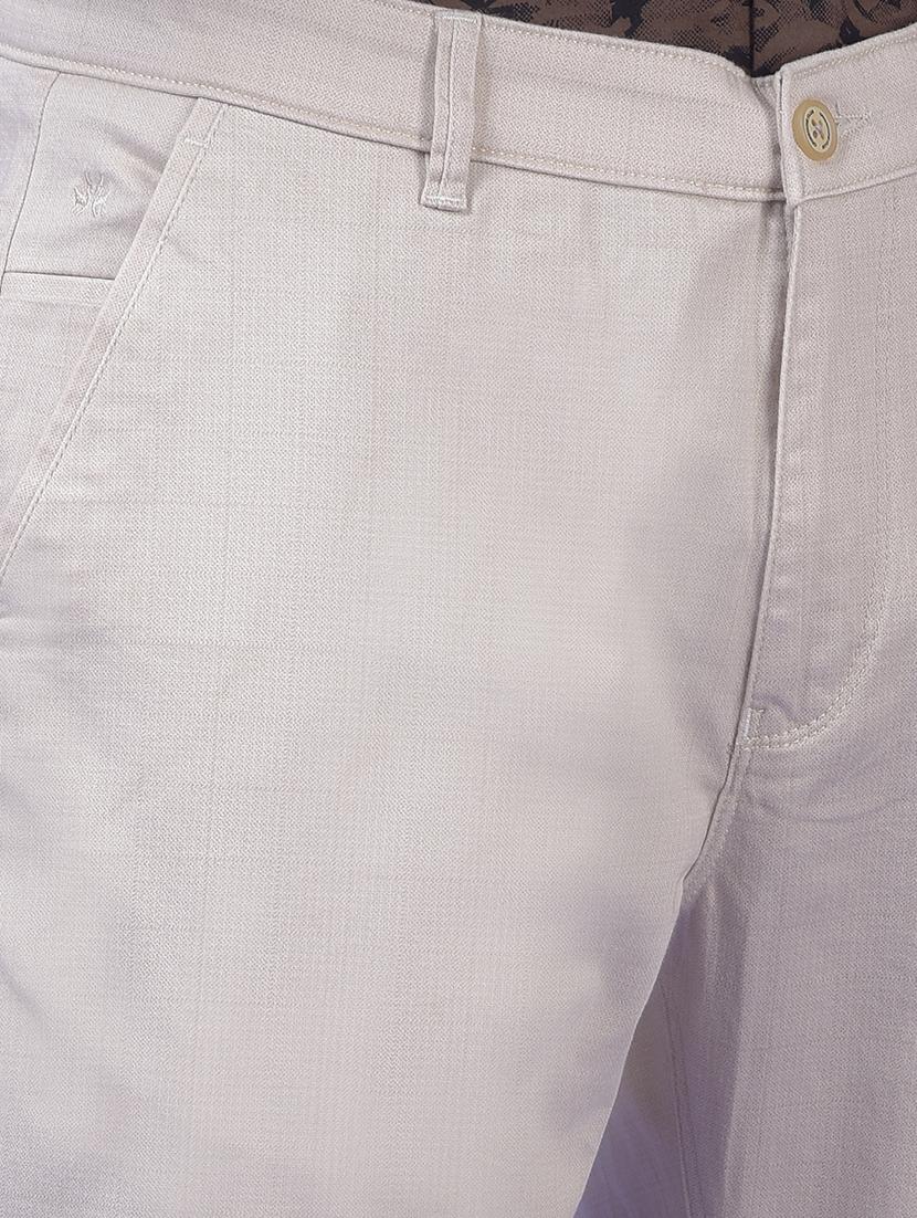 men solid mid rise slim fit chinos - 21985028 - Standard Image - 5
