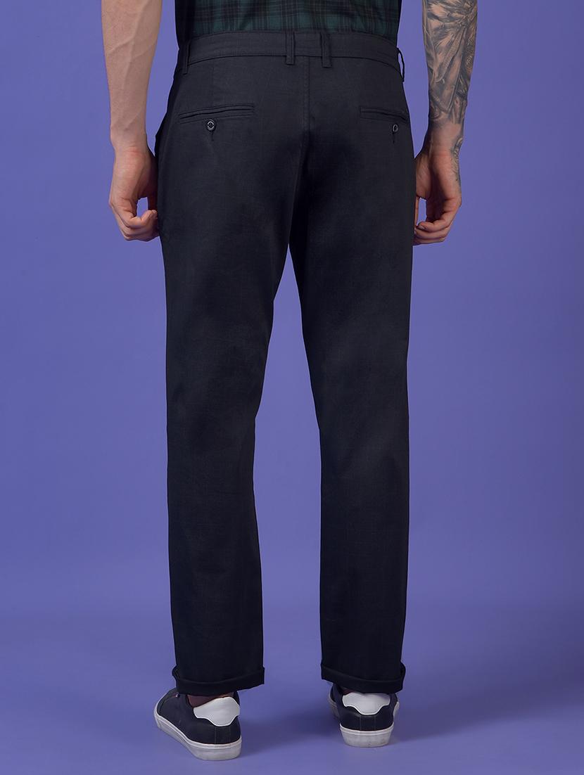 men solid mid rise slim fit chinos - 21985029 - Standard Image - 3