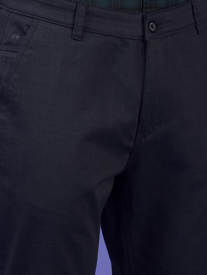 men solid mid rise slim fit chinos - 21985029 - Standard Image - 5