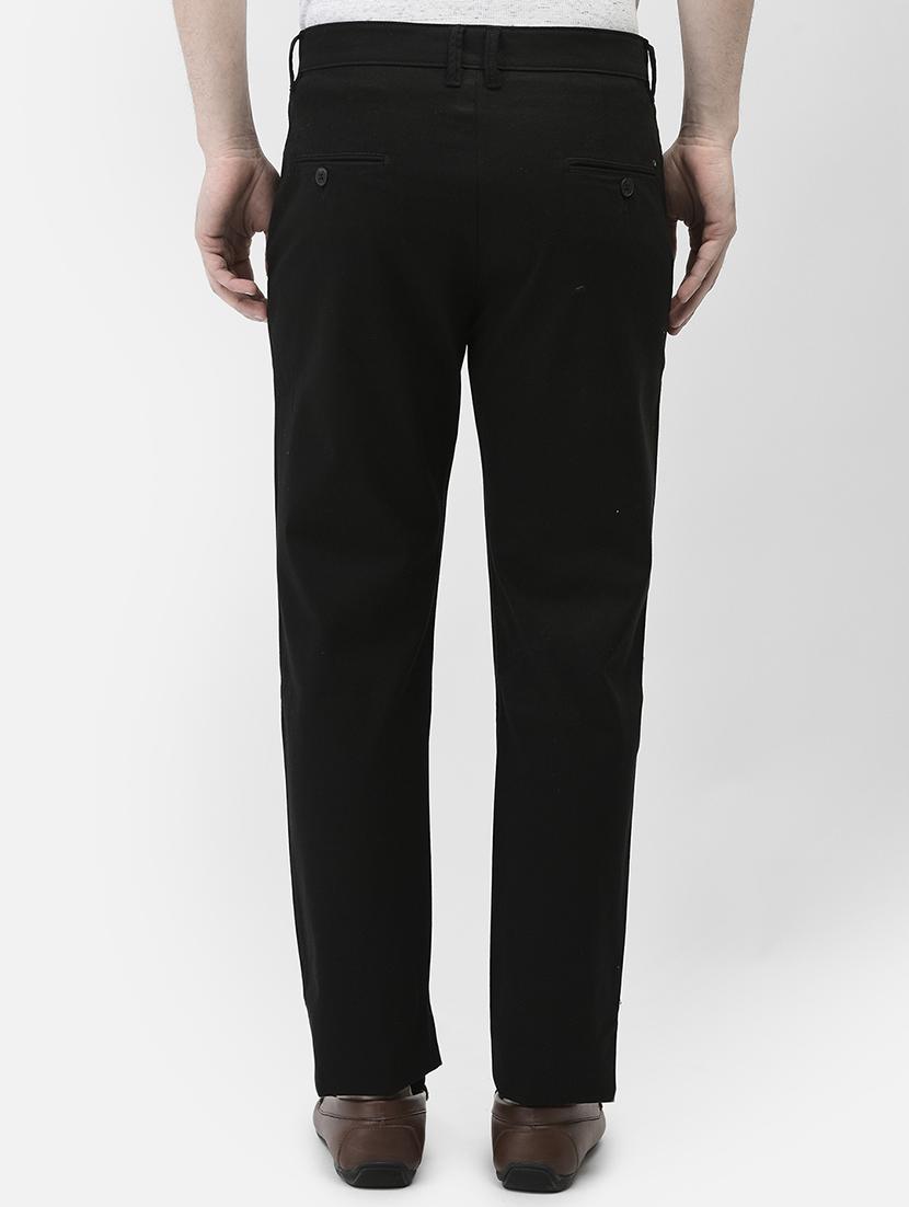 men solid mid rise straight fit chinos - 21985076 - Standard Image - 3