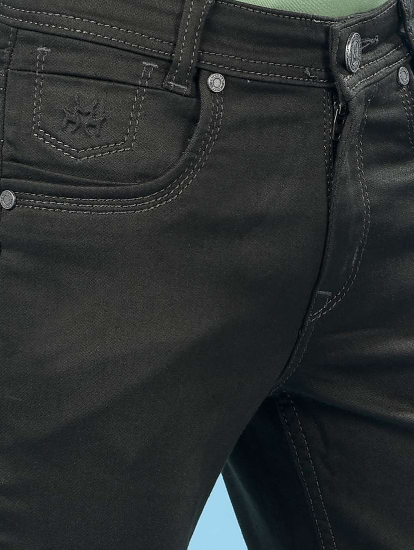 Boys Solid Mid Rise Slim Fit Jeans - 21985142 -  Standard Image - 5