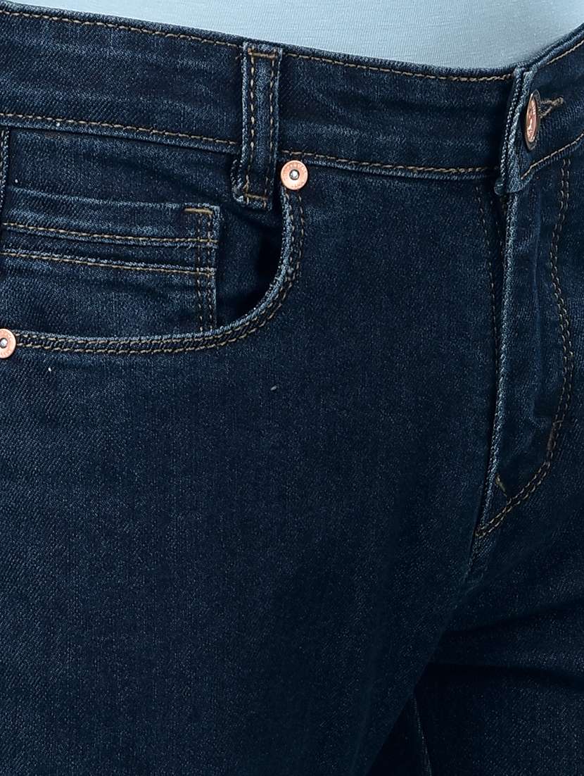 boys solid mid rise straight fit jeans - 21985145 -  Standard Image - 5