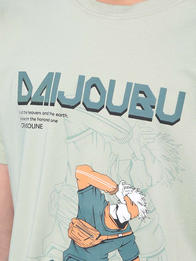 boys printed short sleeve regular fit t-shirt - 21985204 -  Standard Image - 5