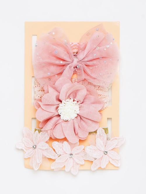 girls pack of 2 pink headband - 21985211 -  Standard Image - 0