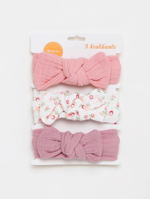 girls pack of 3 multi color hairbands - 21985216 -  Standard Image - 0