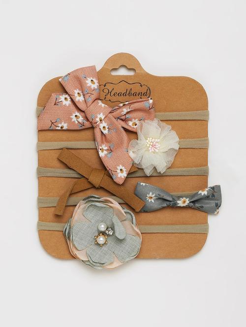 girls pack of 5 multi color ponytail holders - 21985247 -  Standard Image - 0
