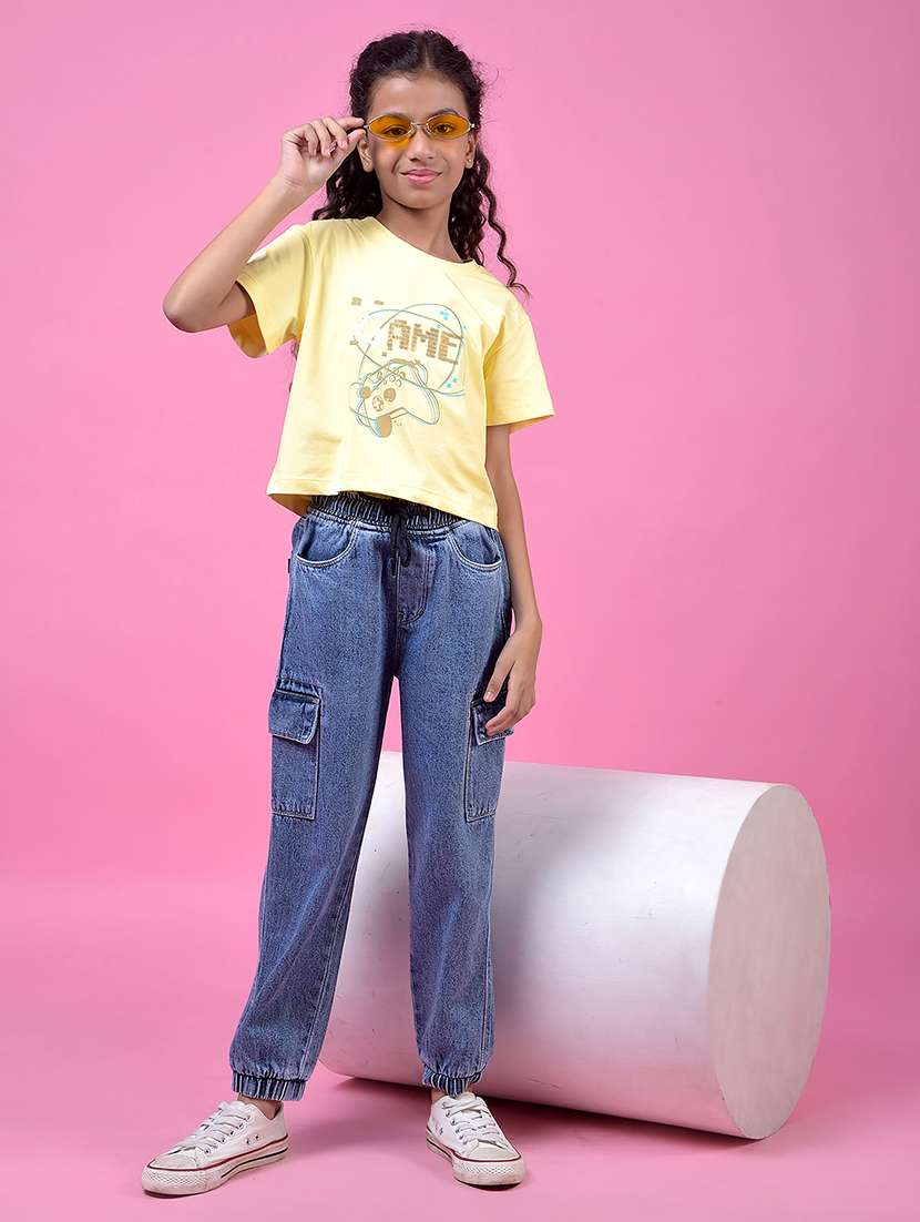 girls printed short sleeve tee - 21985442 -  Standard Image - 5