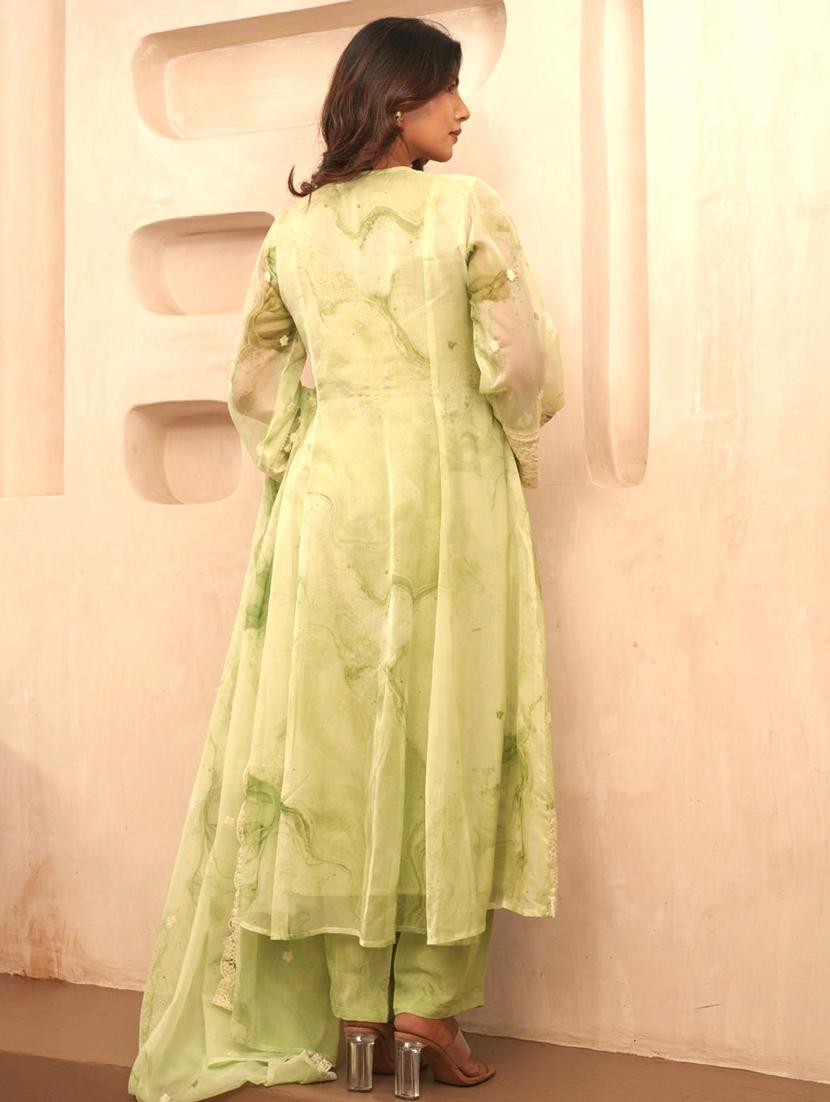 women printed long sleeve kurta pant with dupatta set - 21985516 - Standard Image - 3