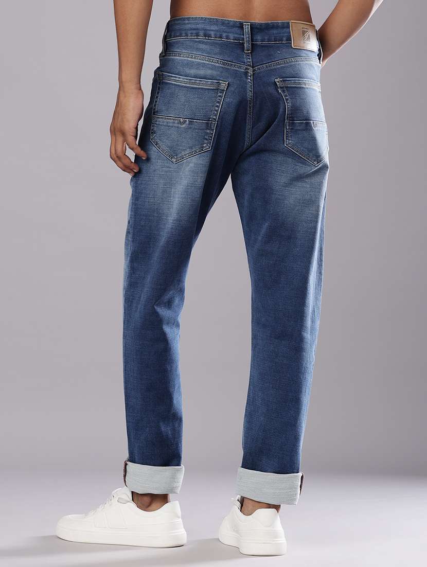 men solid mid rise straight fit jean - 21985678 -  Standard Image - 3