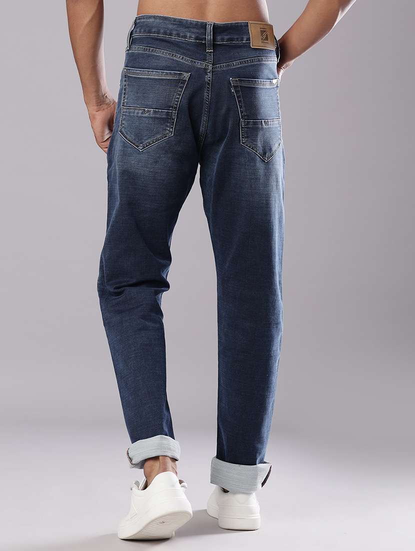 men solid mid rise straight fit jean - 21985679 -  Standard Image - 3