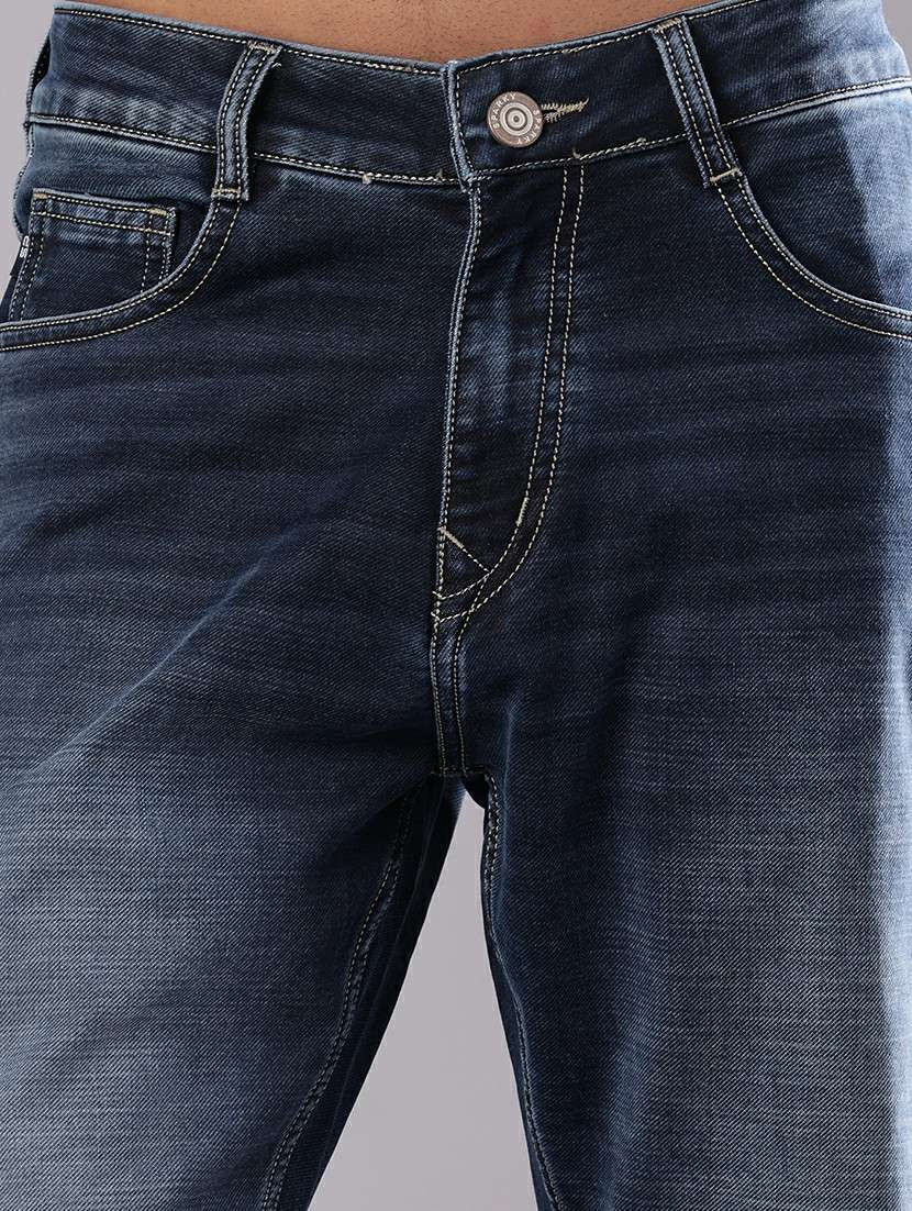 men solid mid rise straight fit jean - 21985679 -  Standard Image - 5