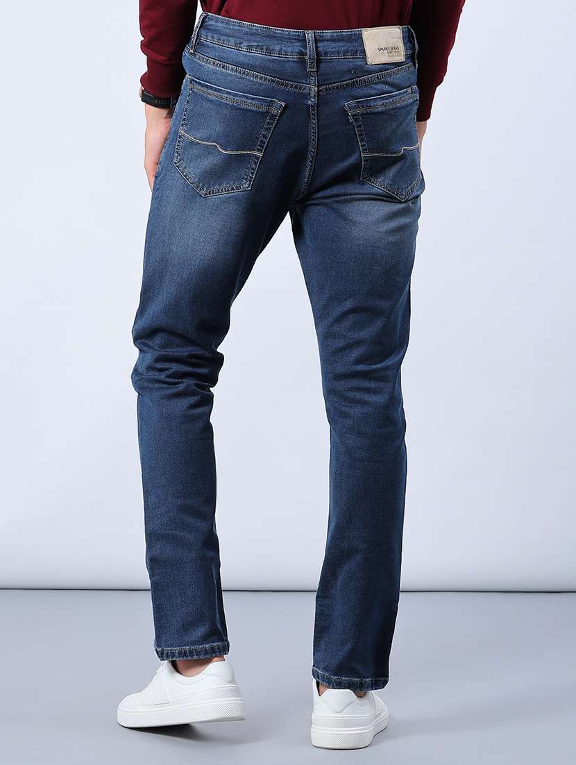 men washed mid rise full length jeans - 21985682 -  Standard Image - 3