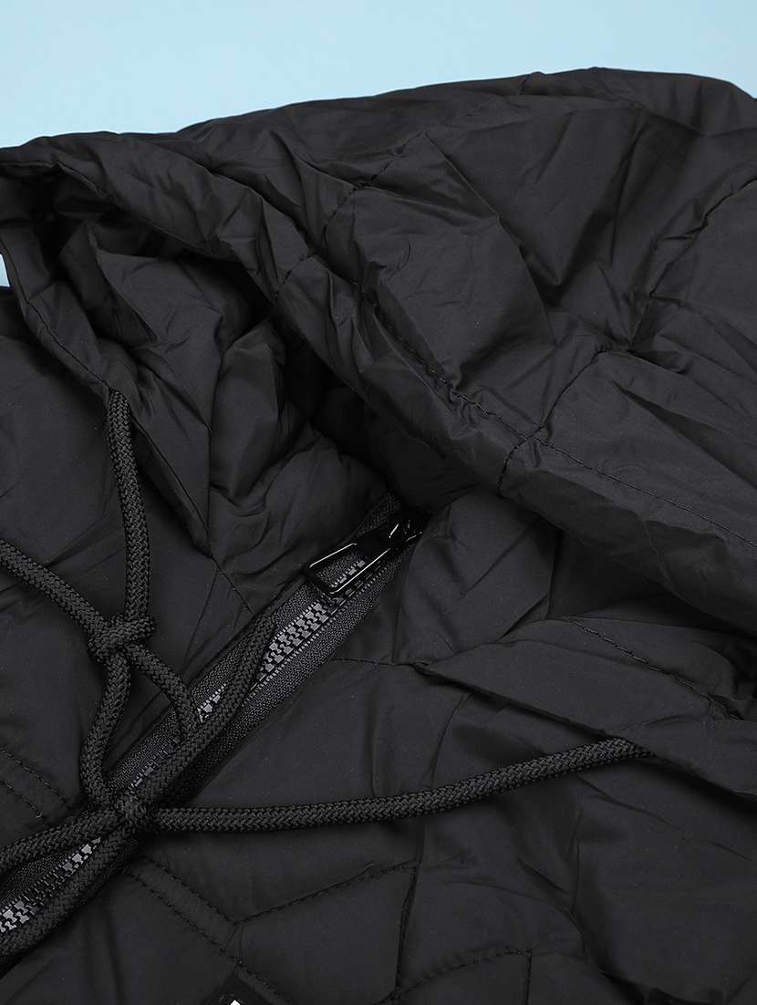 kids solid sleeveless hooded quilted jacket - 21985706 -  Standard Image - 3