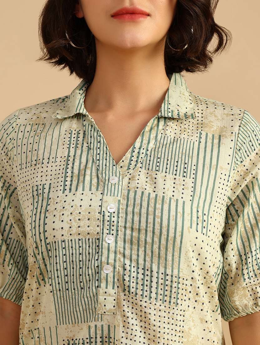 women three quarter sleeve straight kurta - 21985836 -  Standard Image - 5