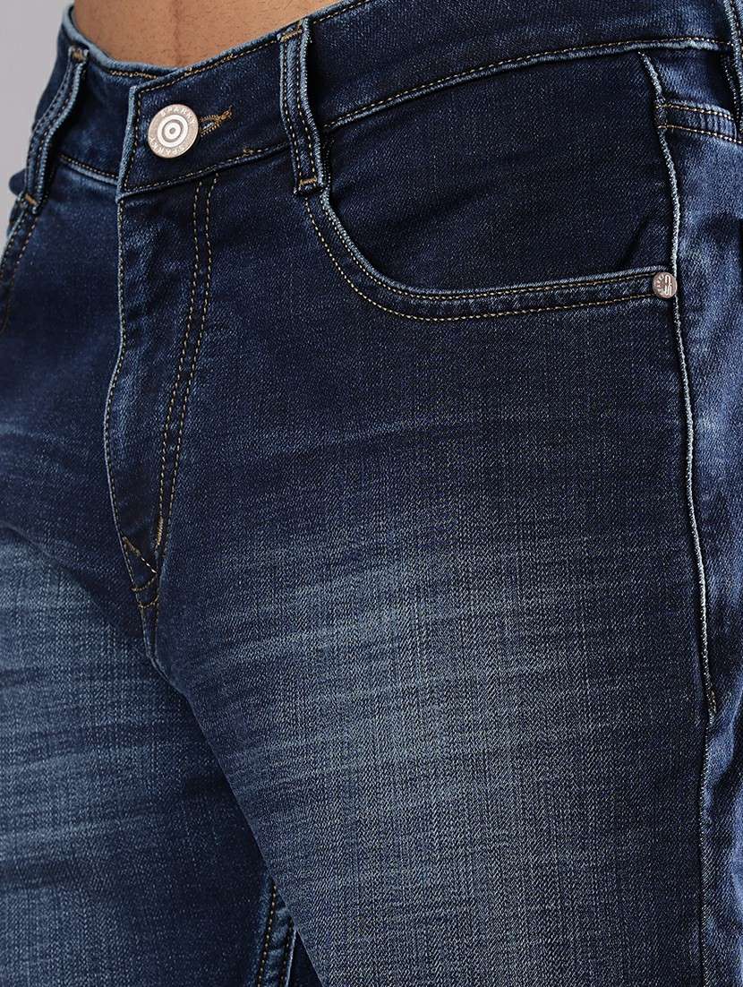 men solid mid rise straight fit jean - 21985867 -  Standard Image - 5