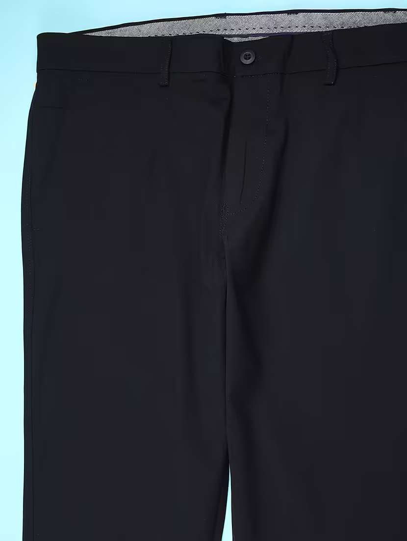 men solid mid rise chinos  - 21985883 -  Standard Image - 3