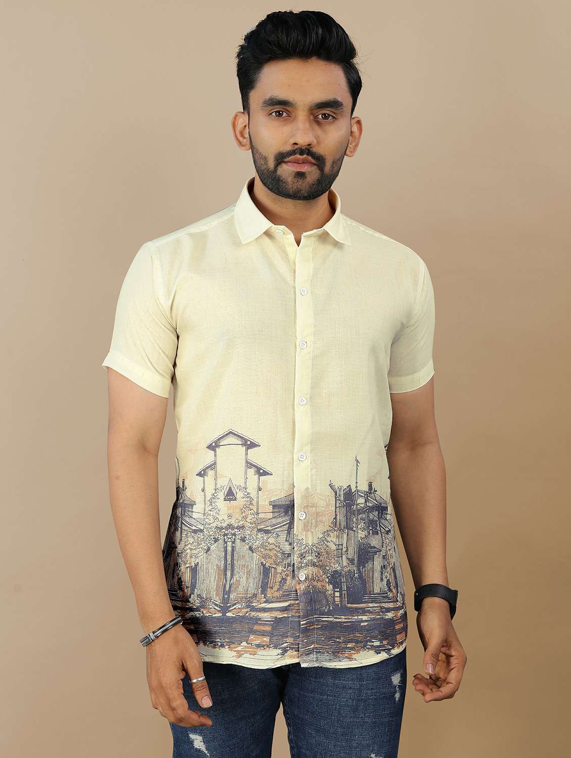 multi colored cotton casual shirt - 21985957 - Zoom Image - 0