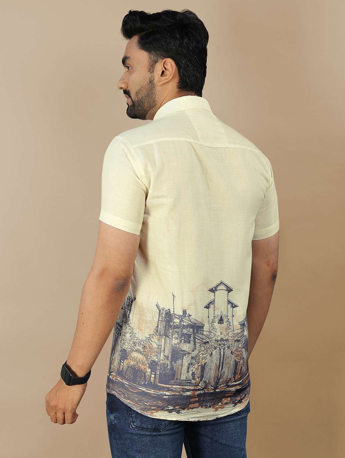 multi colored cotton casual shirt - 21985957 - Standard Image - 3