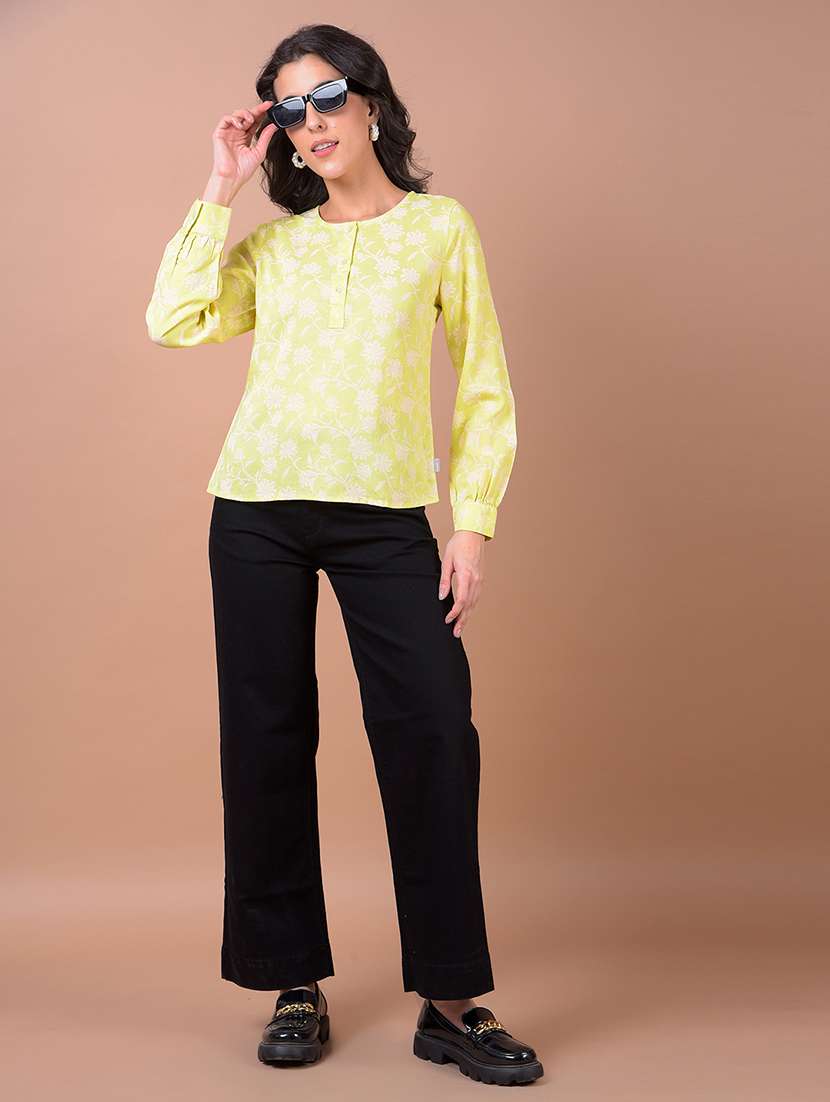 women solid mid rise wide leg jean - 21986037 - Standard Image - 5