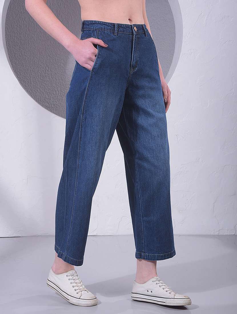 women solid mid rise mom fit jean - 21986063 -  Standard Image - 3
