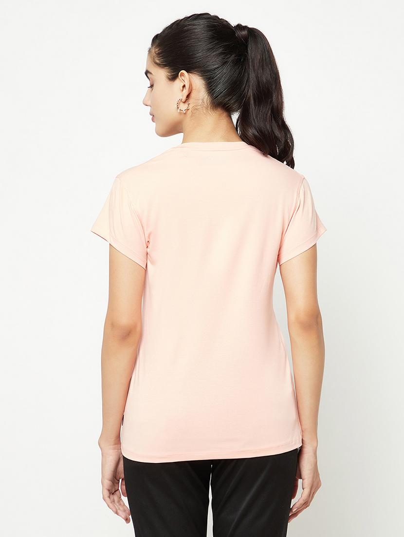 women solid short sleeve regular t-shirt - 21986198 - Standard Image - 3
