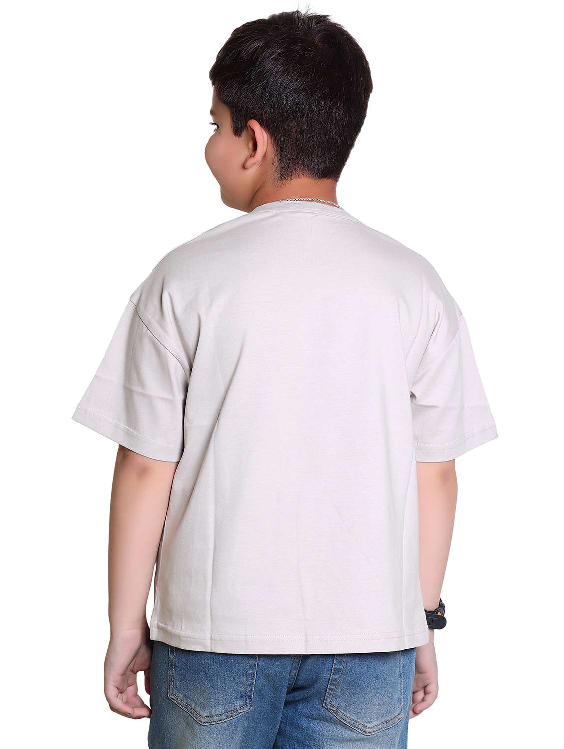 boys printed short sleeve loose fit t-shirt - 21986231 -  Standard Image - 3