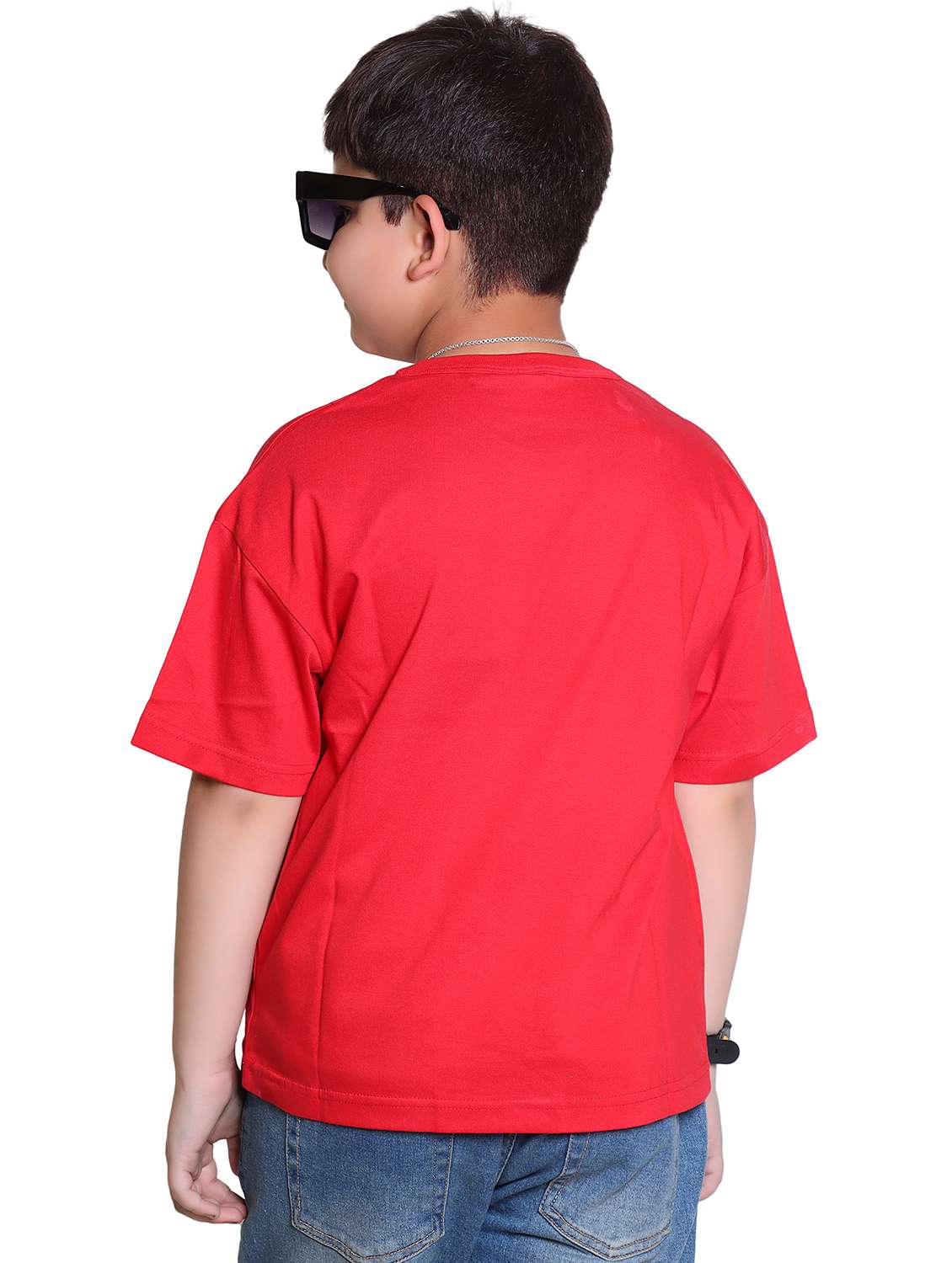 boys printed short sleeve loose fit t-shirt - 21986234 -  Standard Image - 3