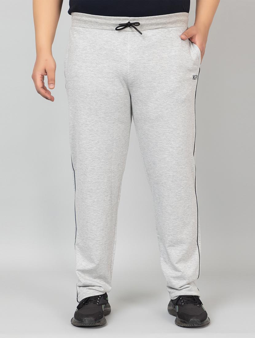 grey cotton  full length track pant