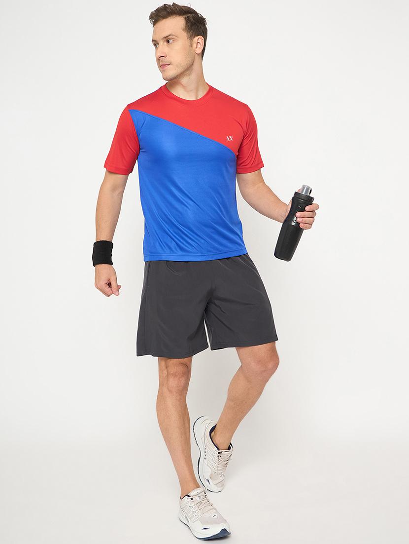 men color block short sleeve regular ft t-shirt - 21986278 - Standard Image - 5