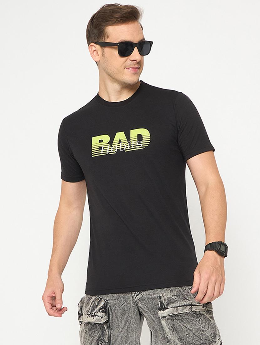 men block printedshort sleeve regular ft t-shirt - 21986281 - Zoom Image - 0
