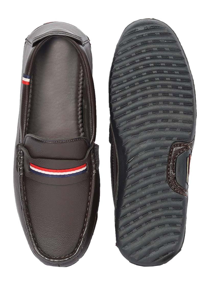 men brown slip on loafer - 21986309 - Standard Image - 5