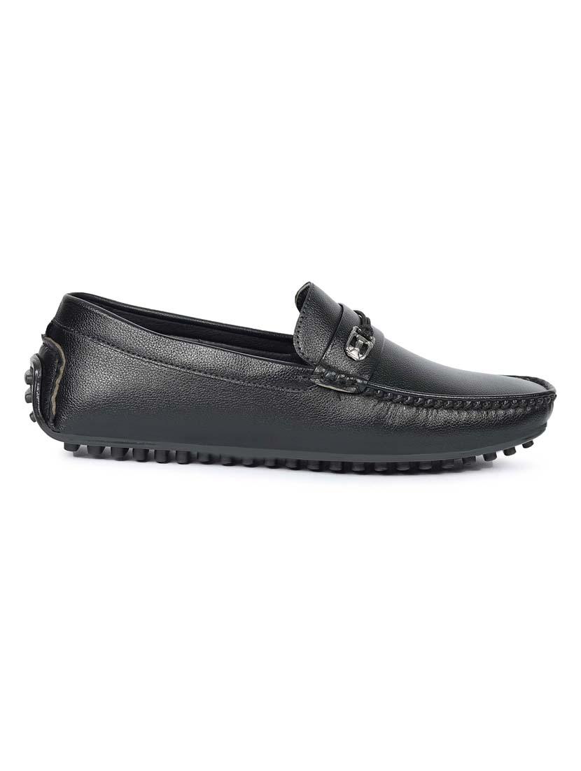 men black slip on loafer - 21986310 - Standard Image - 3