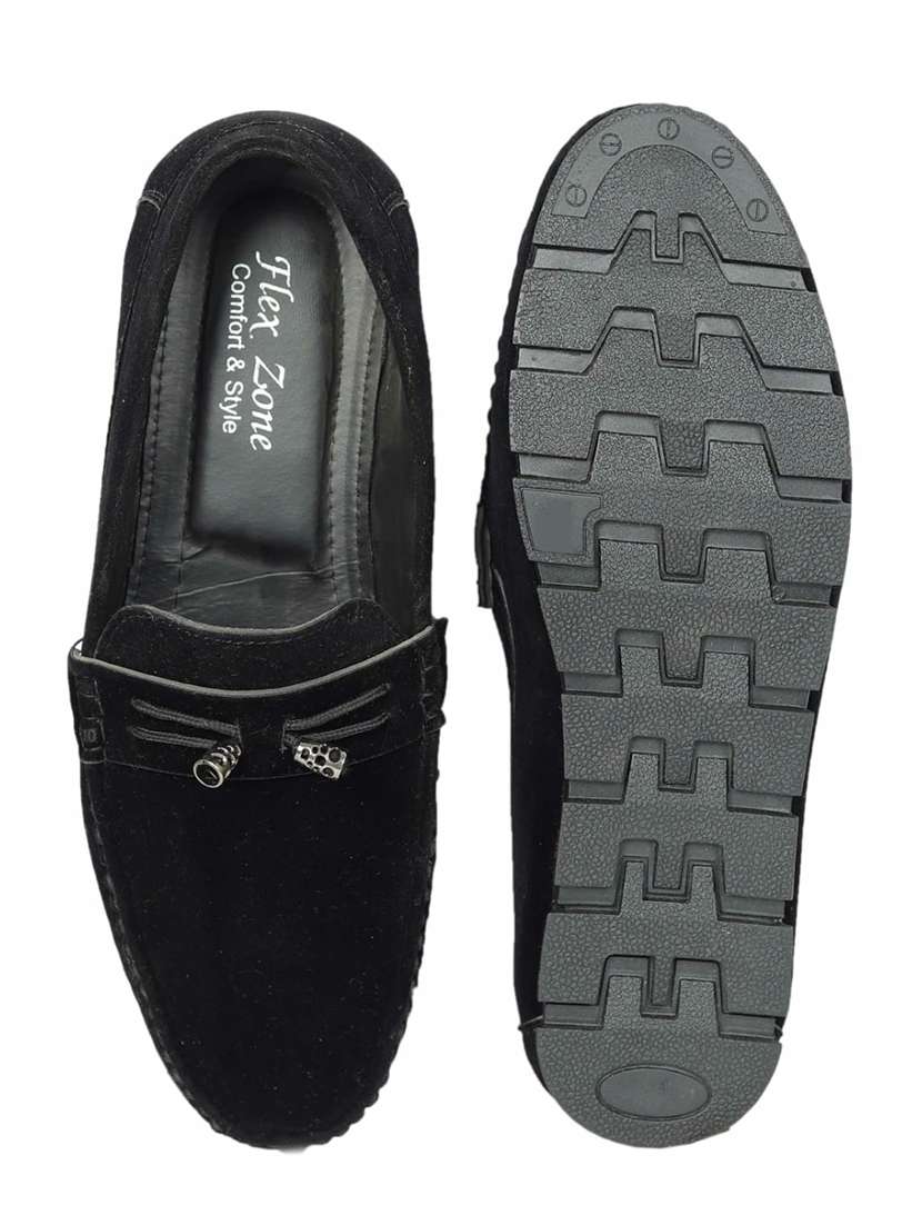 men black slip on loafer - 21986314 -  Standard Image - 5