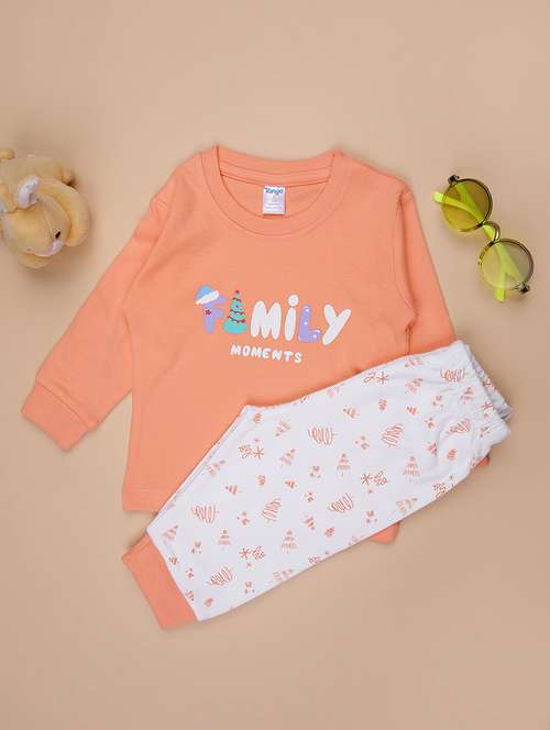 boys printed long sleeve full length set - 21986324 - Standard Image - 0