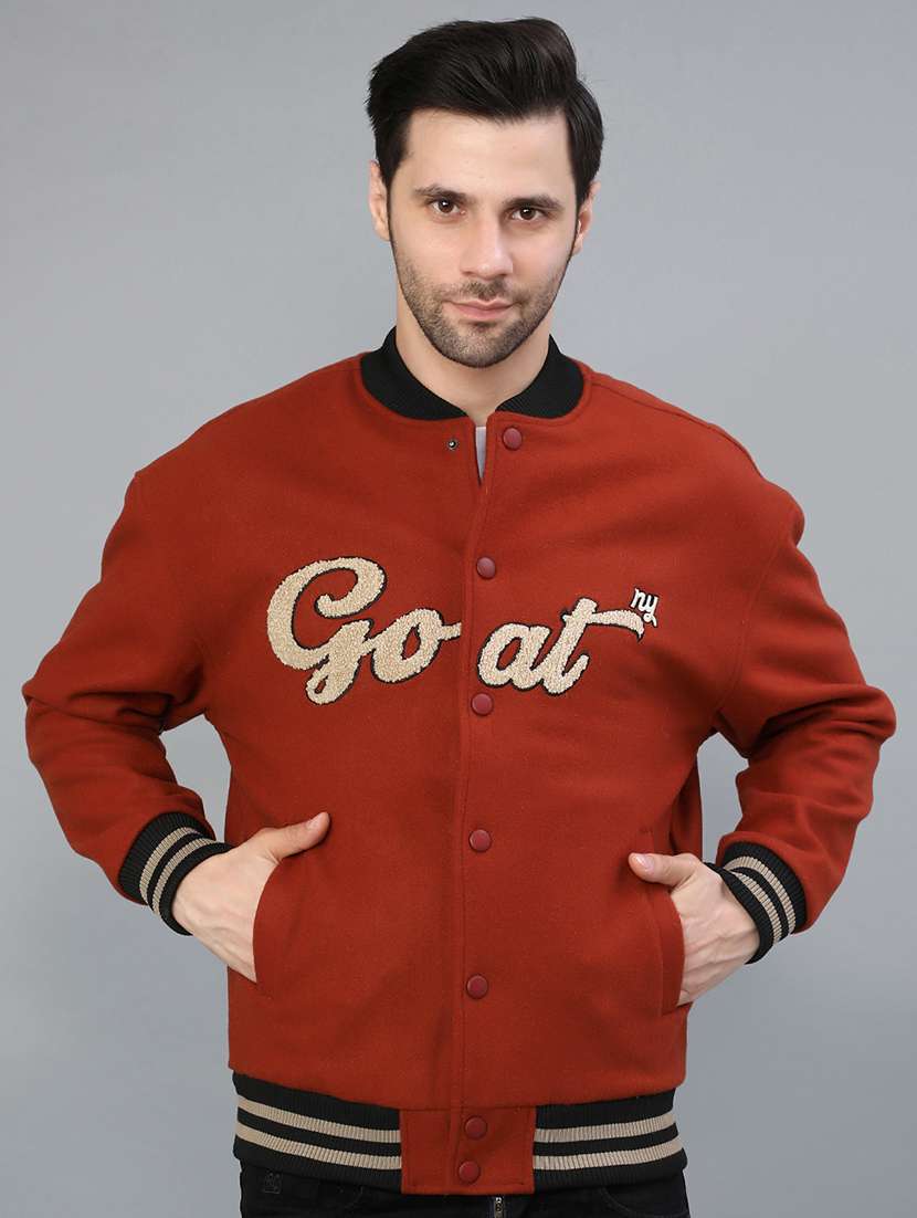 men solid long sleeve regualr fit casual jacket