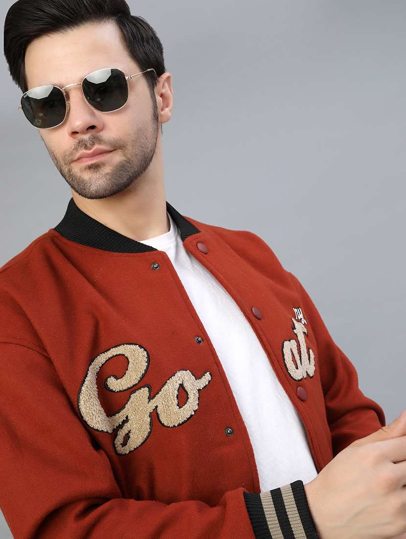 men solid long sleeve regualr fit casual jacket - 21986330 -  Standard Image - 5