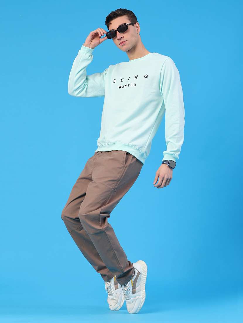 men solid mid rise full length track pant - 21986335 -  Standard Image - 5