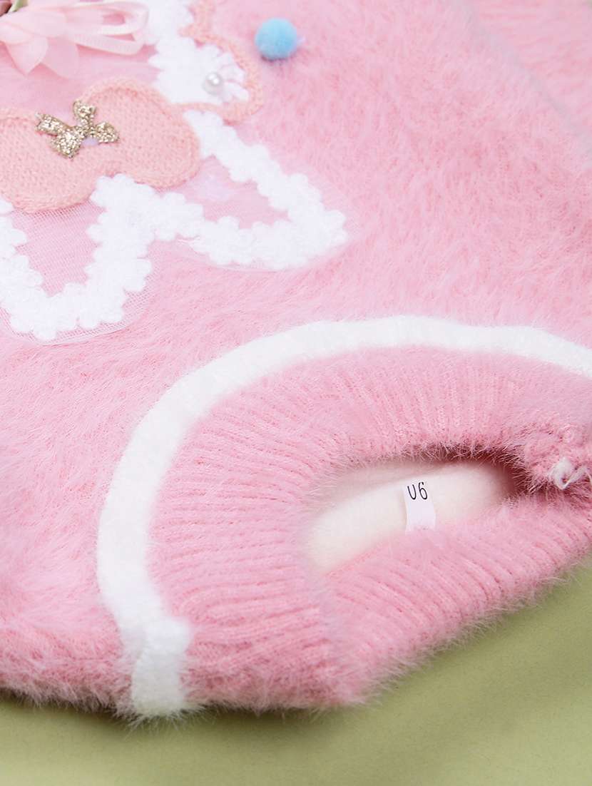 girls self designed long sleeve sweater - 21986381 -  Standard Image - 3