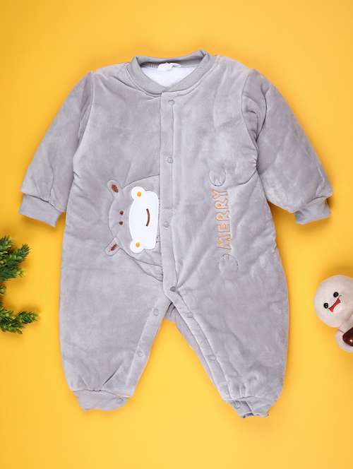 kids printed long sleeve romper - 21986388 -  Standard Image - 0