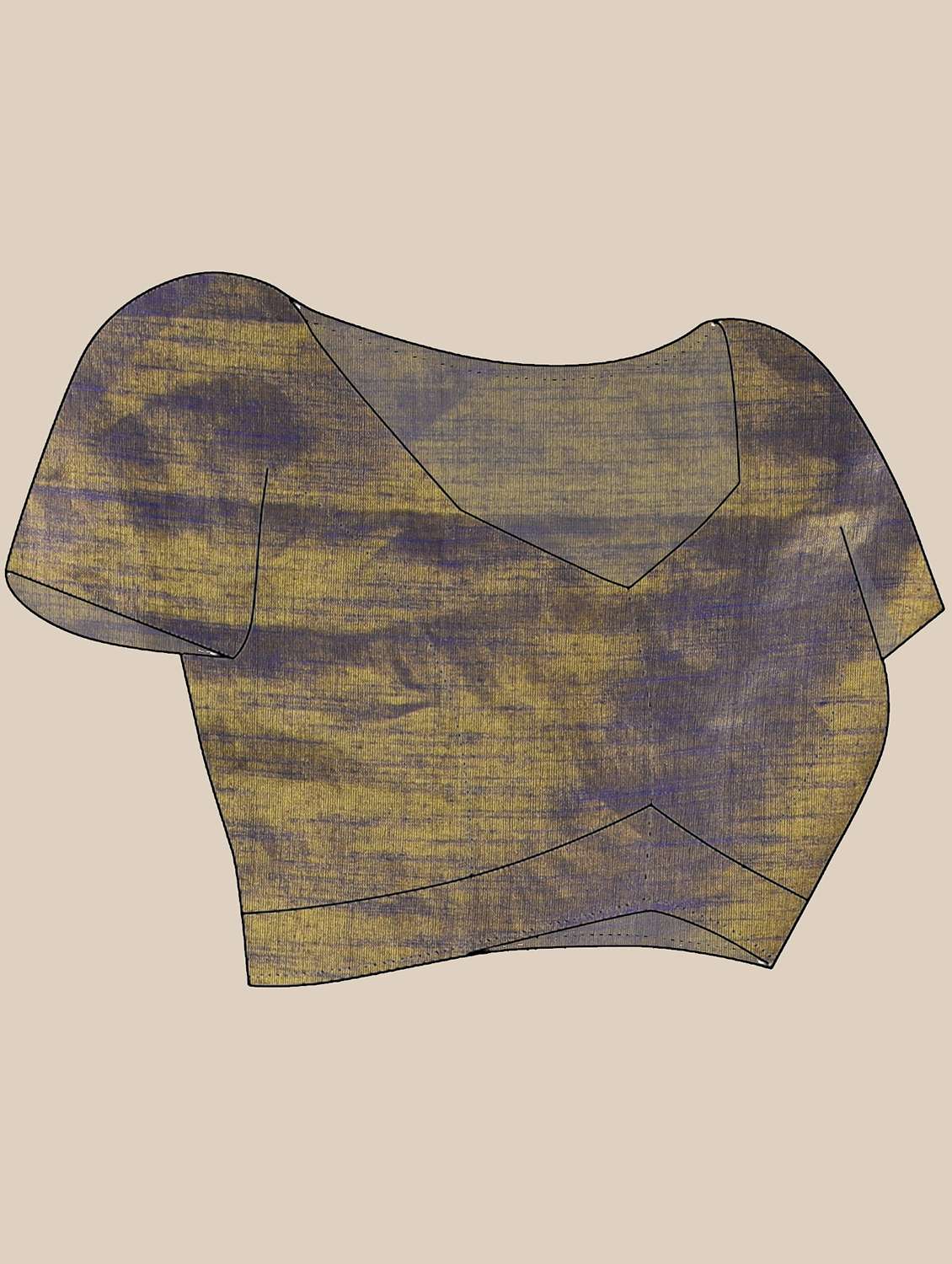 women solid plain saree with blouse - 21986598 - Standard Image - 5
