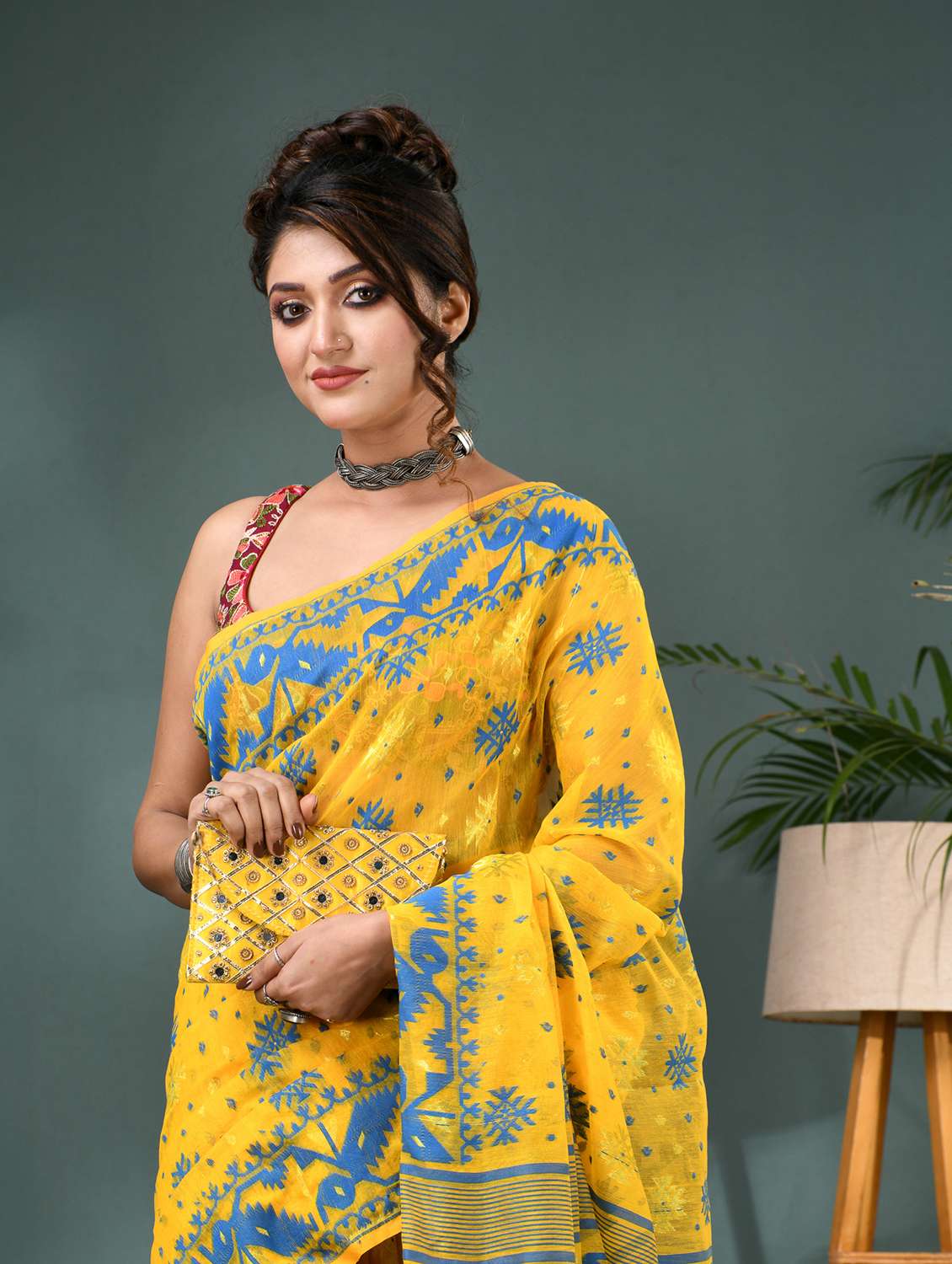 women self design jamdani saree - 21986610 -  Standard Image - 3