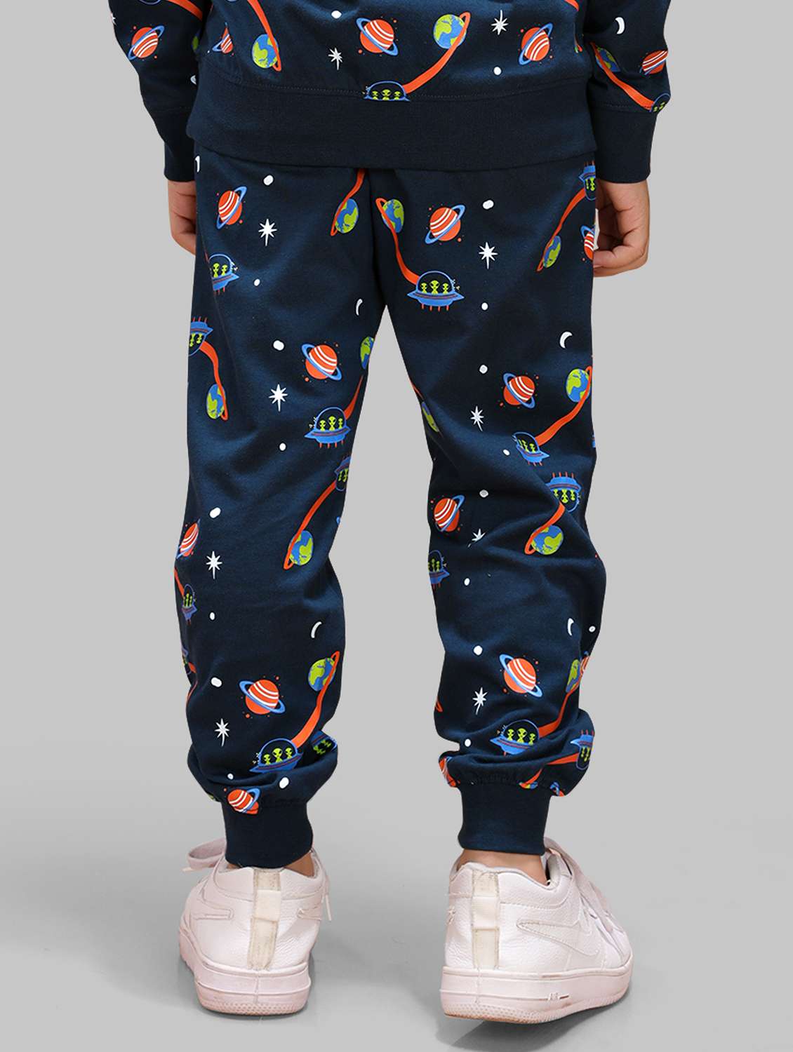 boys pack of 2 printed mid rise regular fit jogger - 21986702 -  Standard Image - 3