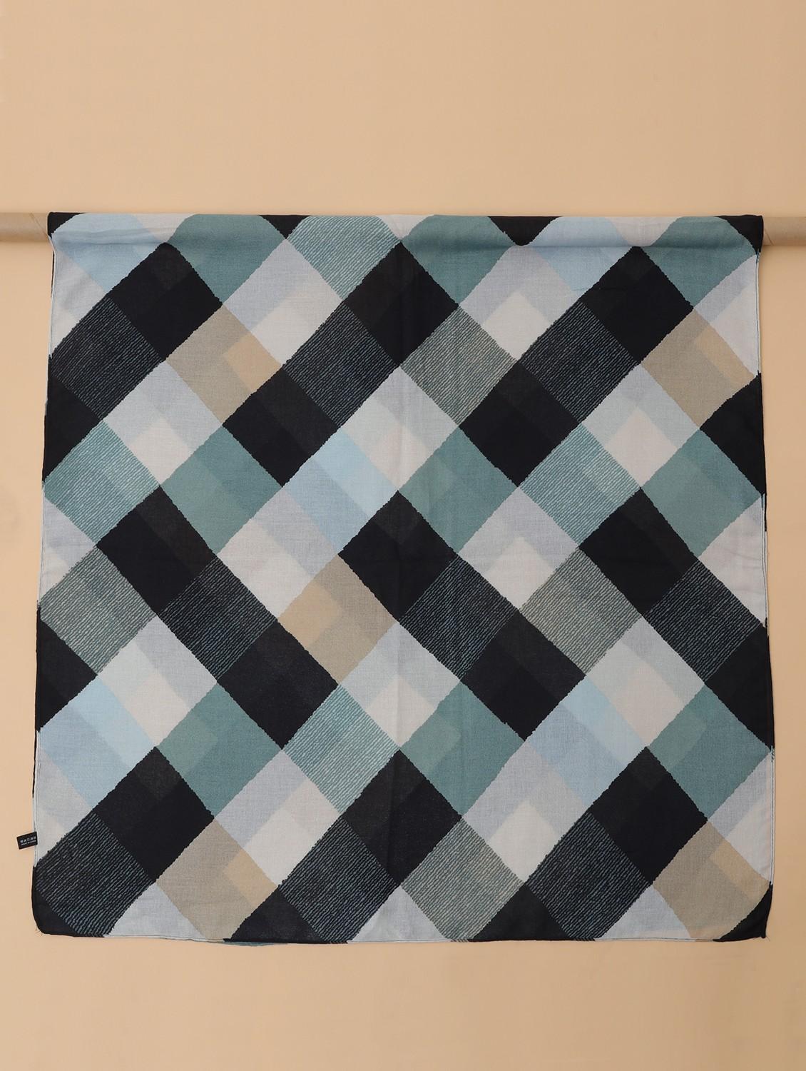 women checkered viscose scarf - 21986811 - Standard Image - 5