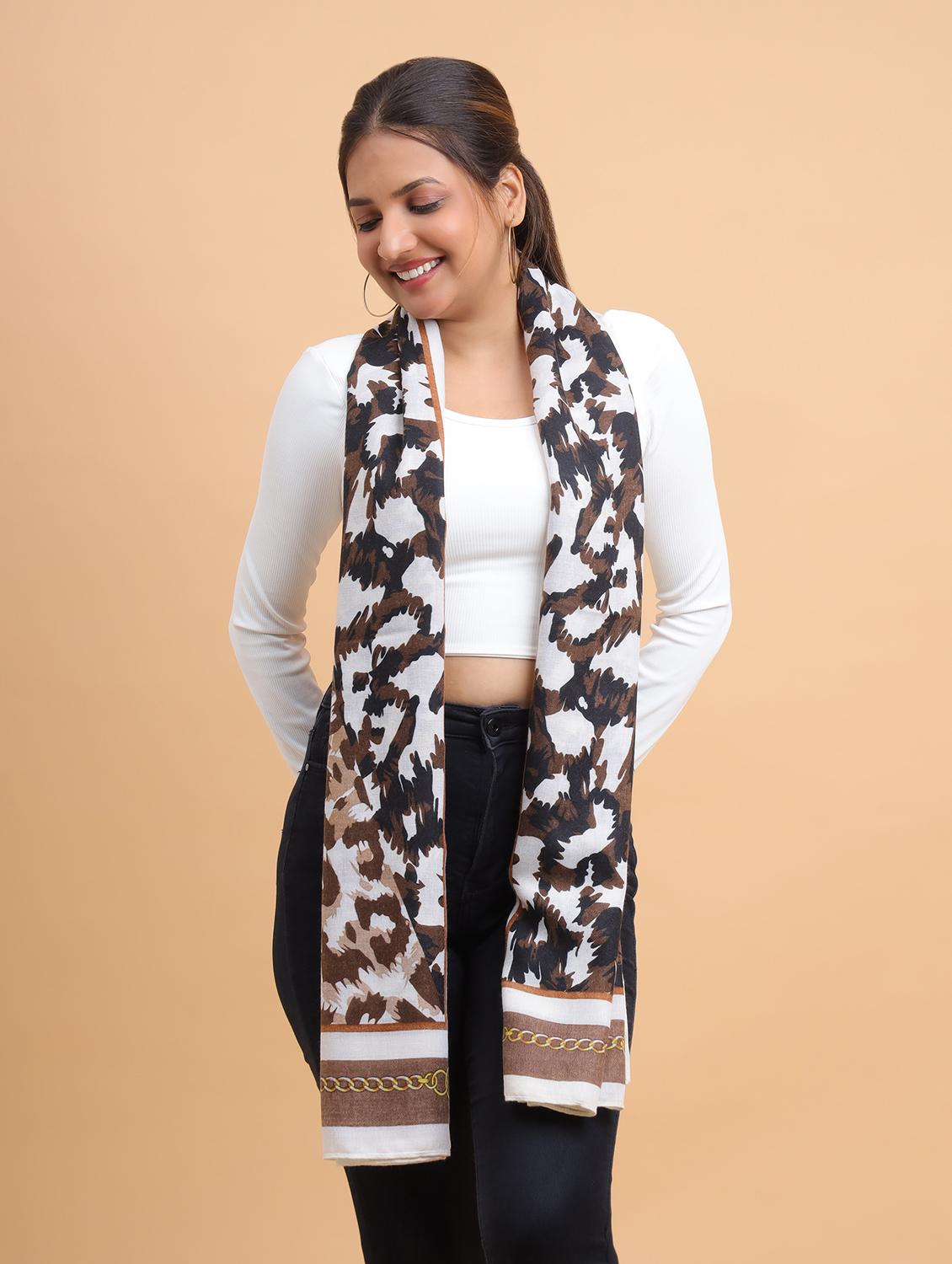 printed women scarf - 21986818 -  Zoom Image - 0