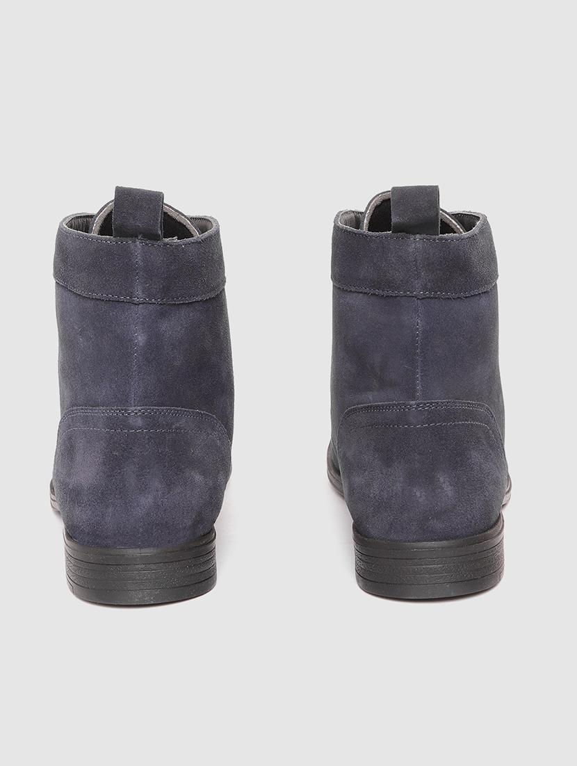 men navy blue lace up boot - 21986873 - Standard Image - 3
